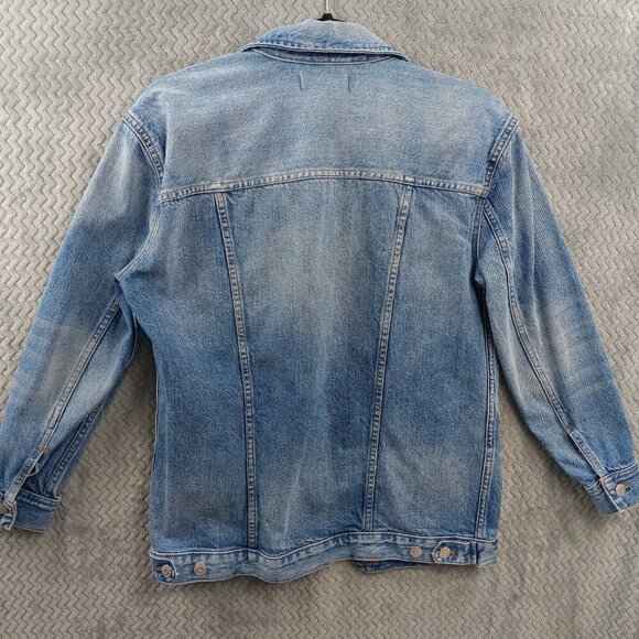 MADEWELL Women's Classic Jean Jacket Denim Size XS Blue Cotton - Picture 2 of 7